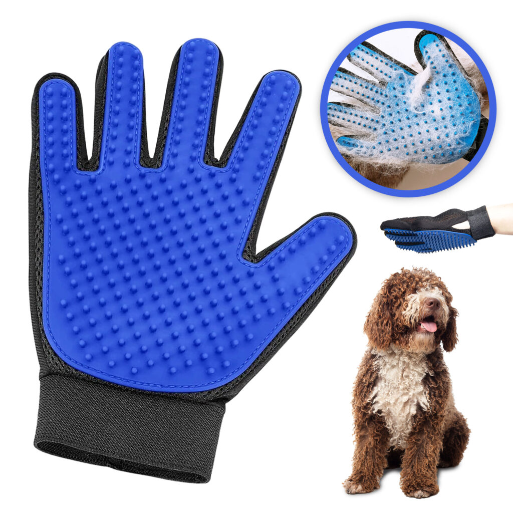 Rękawica Do Czesania Psa Kota Masażu Sierści