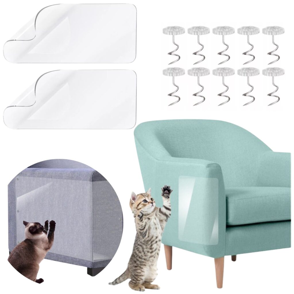 Folia ochronna drapak na meble dla kota zestaw 2 szt.