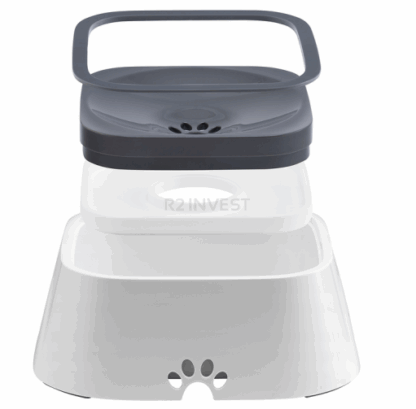 Miska Na Wode Niechlapiaca Dla Psa Kota Plywajaca Antyposlizgowa 1l