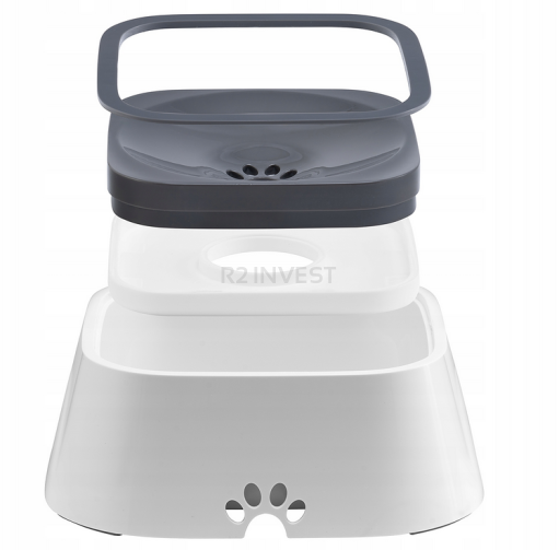 Miska Na Wode Niechlapiaca Dla Psa Kota Plywajaca Antyposlizgowa 1l