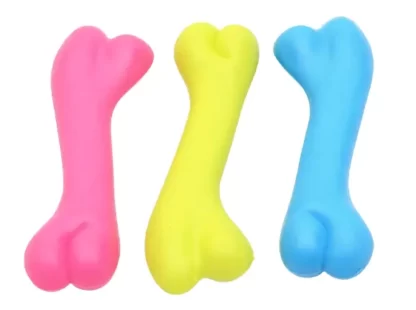 Zabawka dla psa gryzak gumowy kość dla małego psa yorka