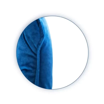 Legowisko dla psa welurowe posłanie premium granatowe