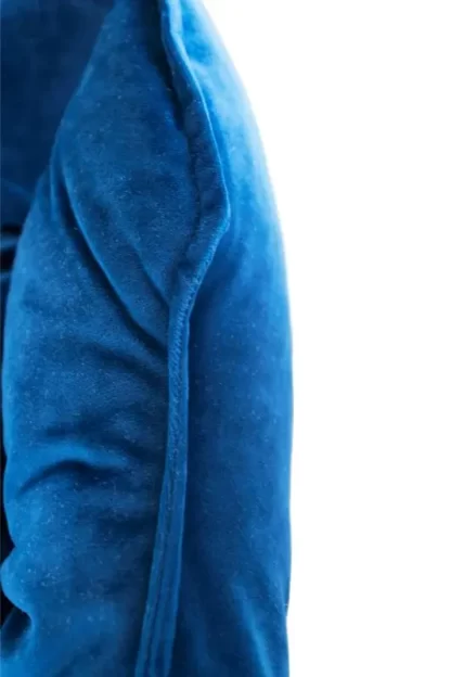 Legowisko dla psa welurowe posłanie premium granatowe