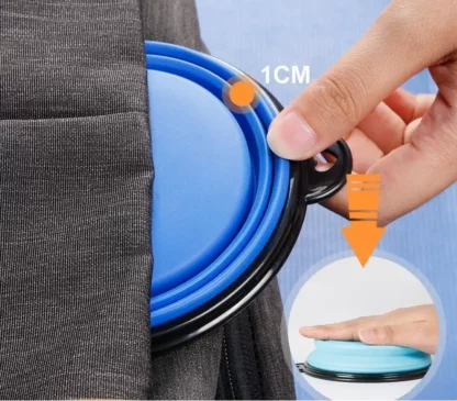 MISKA DLA PSA SKŁADANA SILIKONOWA TURYSTYCZNA MAŁA