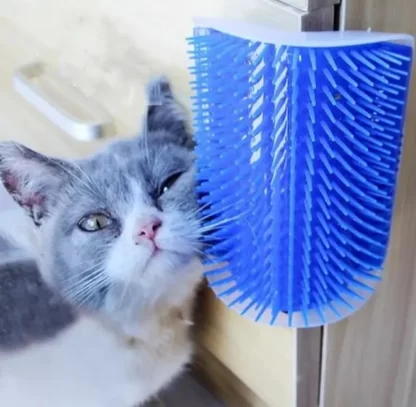 DRAPAK DLA KOTA NAROŻNY NA ŚCIANĘ SZCZOTKA