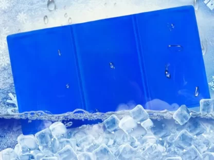 ŻELOWA MATA CHŁODZĄCA DLA PSA NA LATO UPAŁY 90x50cm