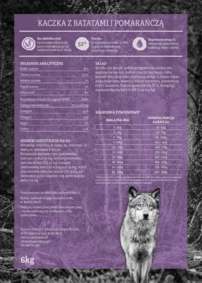 Passion Adult Small Medium Kaczka z batatami i pomarańczą małe średnie rasy 2kg - 6kg