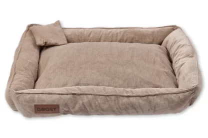 LEGOWISKO DLA PSA SZTRUKS BEŻOWE 80x65CM