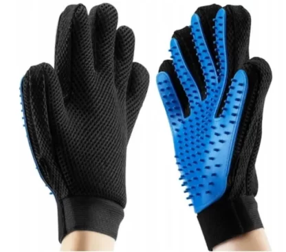 RĘKAWICA DO CZESANIA PSA KOTA SZCZOTKA GUMOWA DO SIERŚCI WYCZESYWANIA