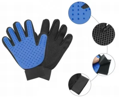 RĘKAWICA DO CZESANIA PSA KOTA SZCZOTKA GUMOWA DO SIERŚCI WYCZESYWANIA