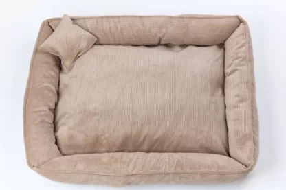 LEGOWISKO DLA PSA SZTRUKS BEŻOWE 80x65CM