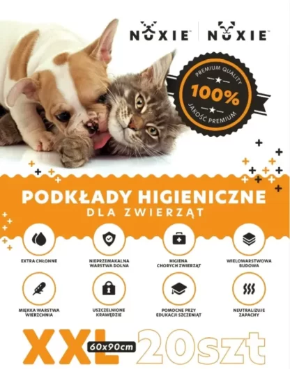 PODKŁADY MATY DLA PSA NAUKA SIKANIA 60x90cm 20 szt. XXL