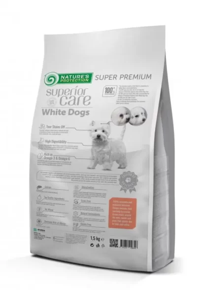 NATURE'S PROTECTION WHITE DOGS ADULT SMALL SALMON