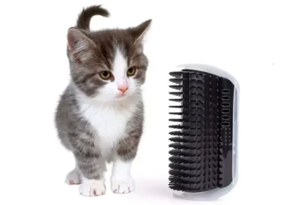 DRAPAK DLA KOTA NAROŻNY NA ŚCIANĘ SZCZOTKA