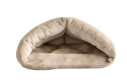 Domek budka dla kota jaskinia minky beżowy