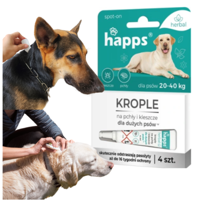 HAPPS HERBAL KROPLE NA PCHŁY I KLESZCZE