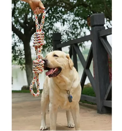 ZABAWKA DLA DUŻEGO PSA SZARPAK SZNUR BAWEŁNIANY XXL