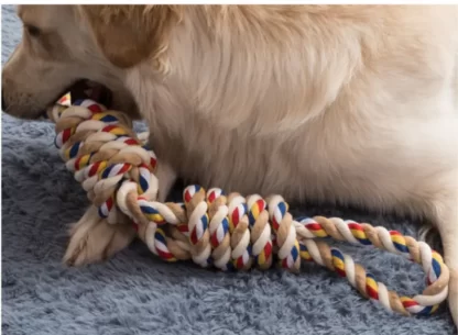 ZABAWKA DLA DUŻEGO PSA SZARPAK SZNUR BAWEŁNIANY XXL