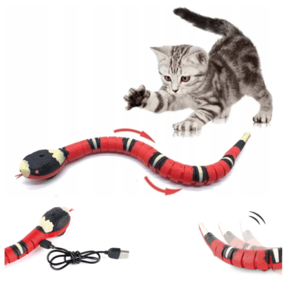 zabawka dla kota wąż