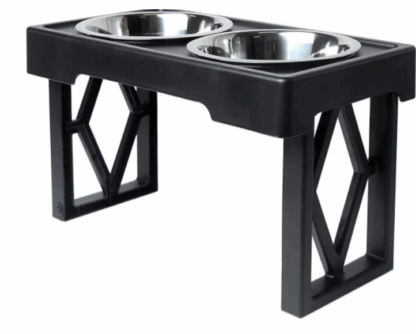 Miska dla psa podwójna na stojaku 1L zestaw