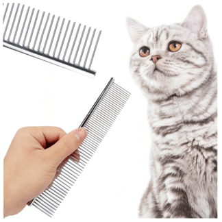 grzebień metalowy do wyczesywania włosów sierści