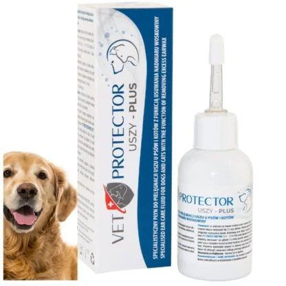 Vet Protector Uszy Plus płyn do czyszczenia uszu
