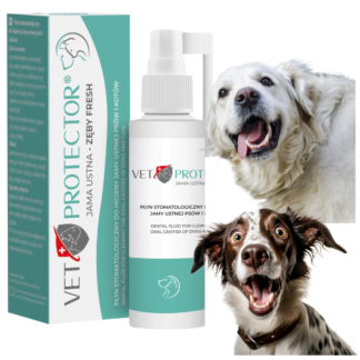 Vet Protector Jama Ustna Zęby Fresh