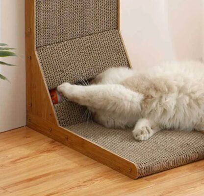 Drapak Narożny Dla Kota Falista Tektura