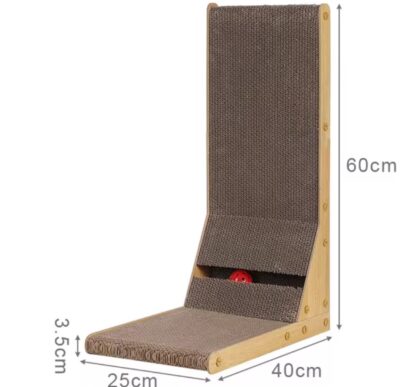 Drapak Narożny Tektorowy Kartonowy Dla Kota