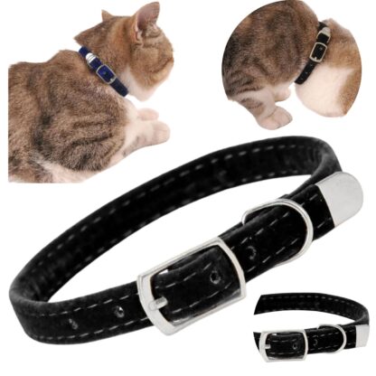 Obroża dla kota psa welurowa