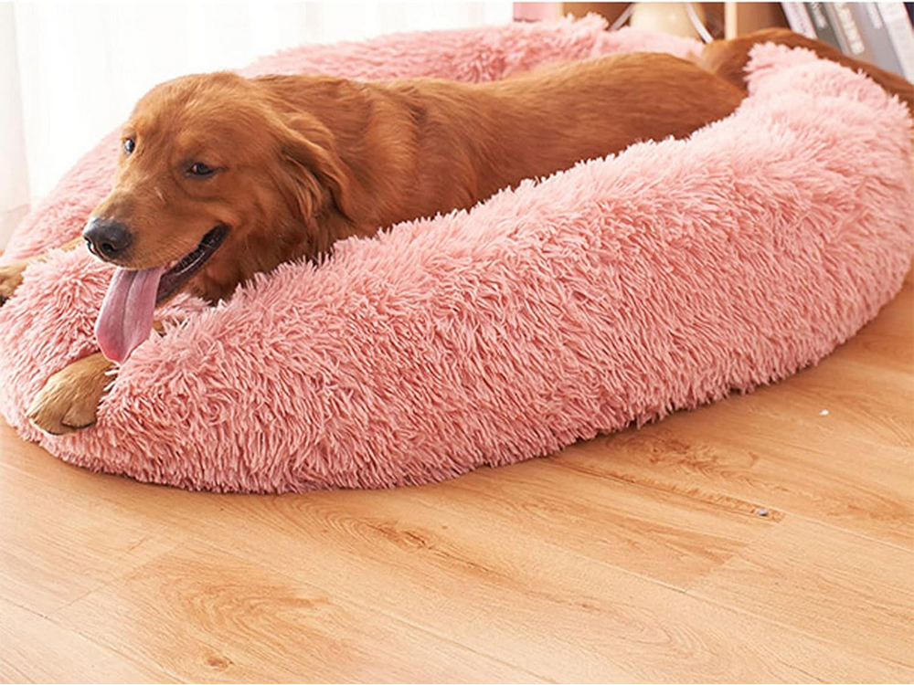 duże pUCHATE LEGOWISKO DLA PSA KOTA CHMURKA ANTYSTRESOWE SHAGGY