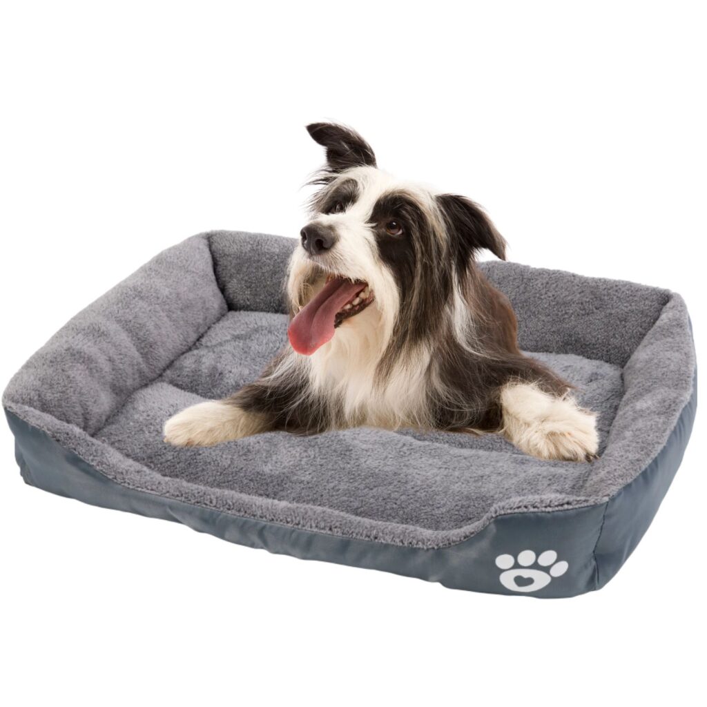 legowisko dla psa pluszowe 85x65cm